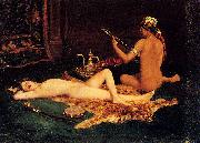 Hermann Faber Reclining Odalisque oil painting artist